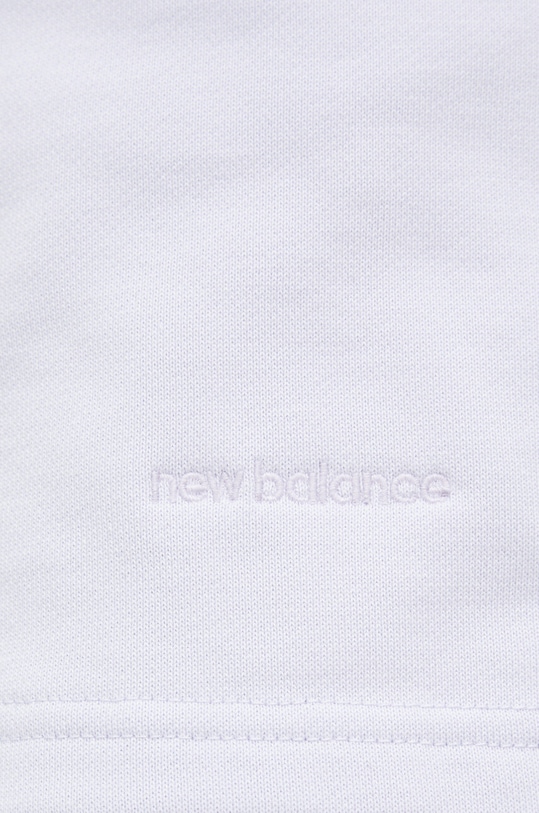 Bavlněné šortky New Balance fialová WS23552LIA