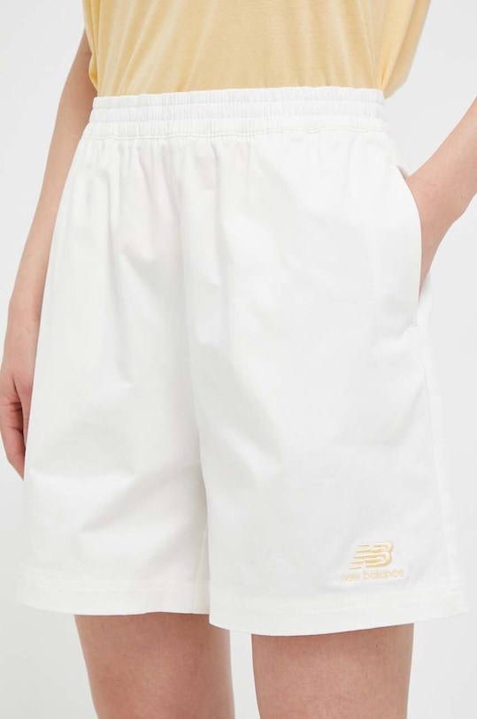 New Balance pantaloni scurti WS31551SST alb SS23