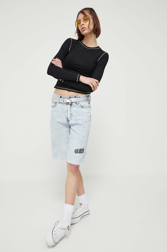Τζιν σορτς Guess Originals W3GG17D4ON0 μπλε SS23
