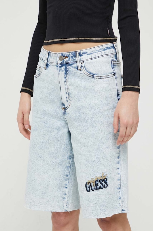 Τζιν σορτς Guess Originals μπλε W3GG17D4ON0