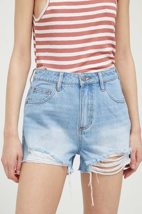 Guess Originals szorty jeansowe bawełna niebieski W3GG17D4XY0