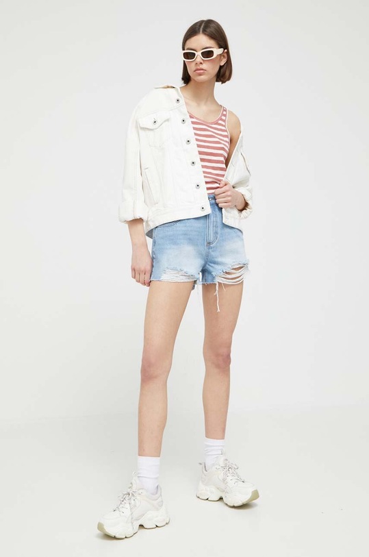 Guess Originals szorty jeansowe W3GG17D4XY0 niebieski SS23