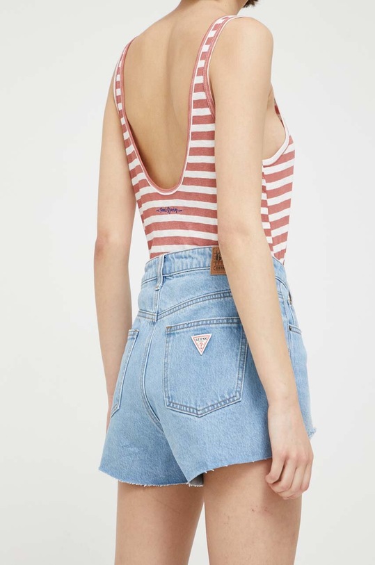 Odzież Guess Originals szorty jeansowe W3GG17D4XY0 niebieski