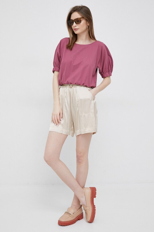 Deha pantaloncini alta beige D83508.75108