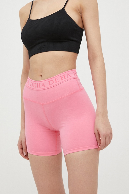 Deha pantaloni scurti tricotaj violet A00105.75320