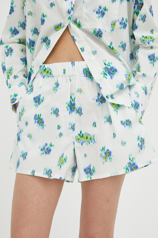 Lovechild pantaloni scurti din bumbac bumbac alb 555.3277
