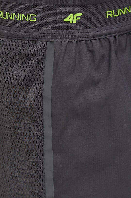 4F pantaloni scurți de alergare gri 4FSS23TFSHF140