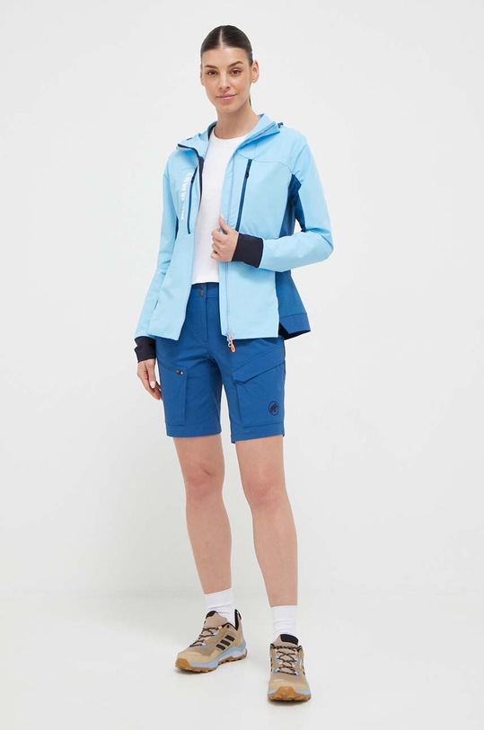 Σορτς εξωτερικού χώρου Mammut Zinal Hybrid με ελαστάν μπλε 1023.00930