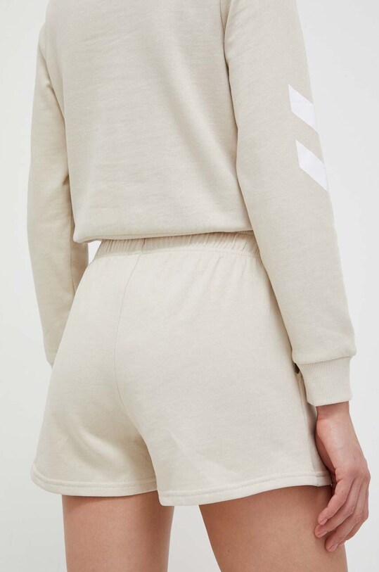 Oblečení Bavlněné šortky Hummel hmlLEGACY WOMAN SHORTS 219478 béžová