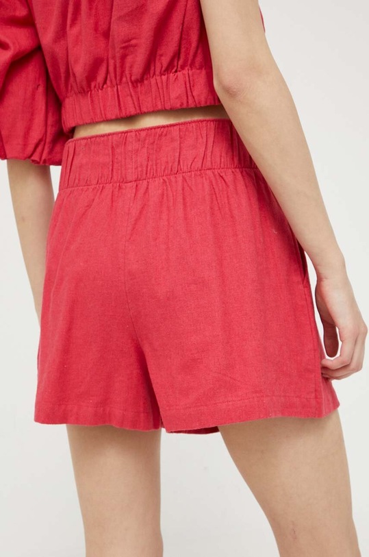 Ρούχα Σορτς από λινό Abercrombie & Fitch KI149.3226.635 ροζ