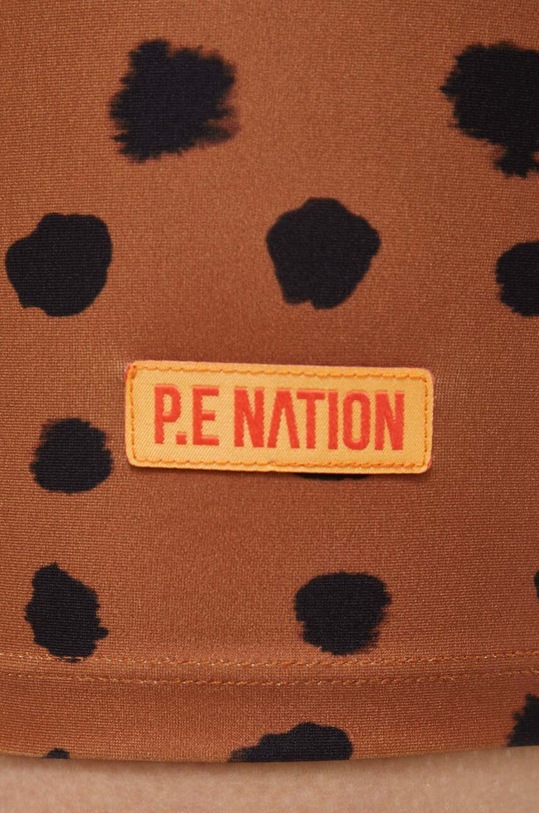 P.E Nation pantaloni scurți de antrenament Monterosa maro 23PE2S014