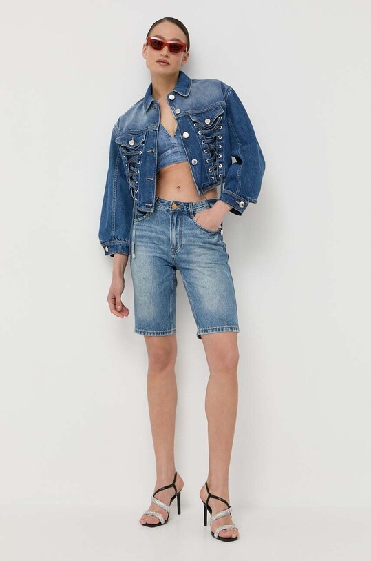 Miss Sixty pantaloni scurti jeans 6T2JJ2710000 albastru SS23