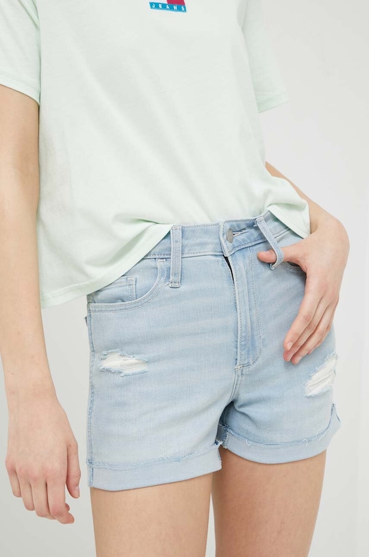 Hollister Co. pantaloni scurti jeans jeans albastru KI349.3213.281
