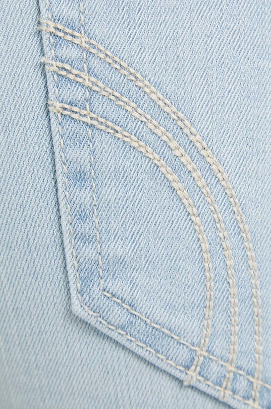 Jeans kratke hlače Hollister Co. CURVY JEANS KI349.3213.281. modra