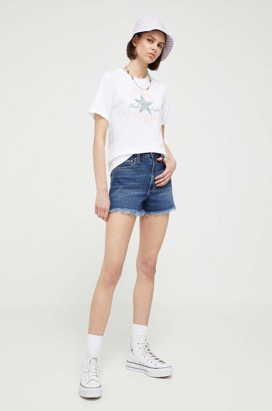 Τζιν σορτς Hollister Co. CURVY JEANS KI349.3238.276. σκούρο μπλε SS23