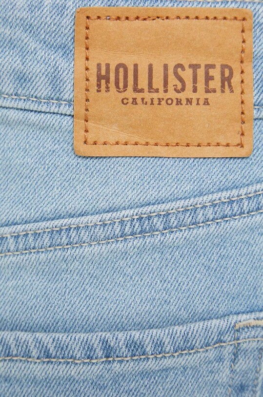 Hollister Co. pantaloni scurti jeans KI349.3239.278 albastru