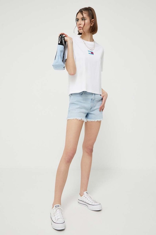Τζιν σορτς Hollister Co. CURVY JEANS KI349.3242.280. μπλε SS23