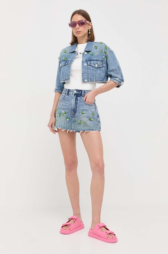 Miss Sixty szorty jeansowe 6T2JJ1650000 niebieski SS23