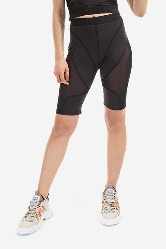 Шорты MCQ с эластаном чёрный 677349RSJ651003