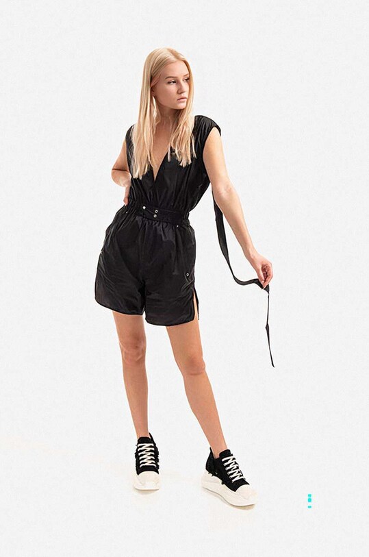 Rick Owens jumpsuit DS01B7527.ND. black SS23