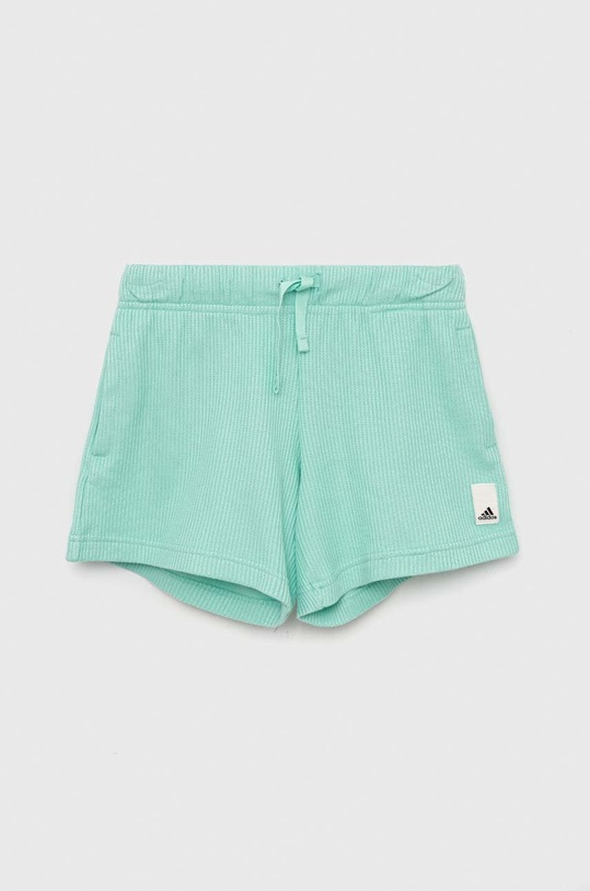 Dětské kraťasy adidas G L KN SHO bavlna tyrkysová HR5843
