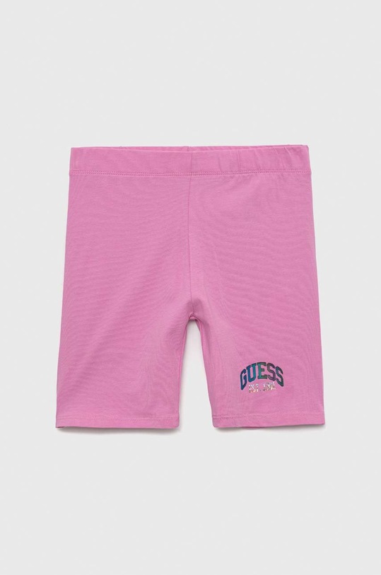 Dětské kraťasy Guess pletenina fialová J3RD09.J1311.PPYX