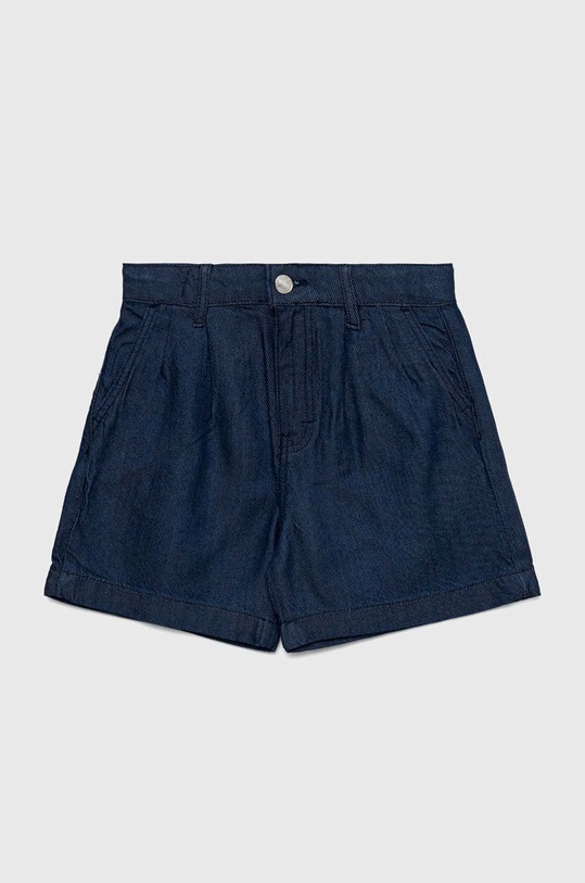 Dětské kraťasy Guess riflovina námořnická modř J3RD17.D4MU2.PPYX