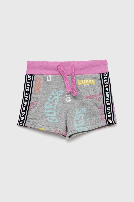 Guess pantaloni scurti copii imprimeu gri K3RD00.KA6R3.PPYX