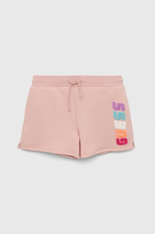Dětské kraťasy Guess pletenina růžová J3GD21.FL04P.PPYX