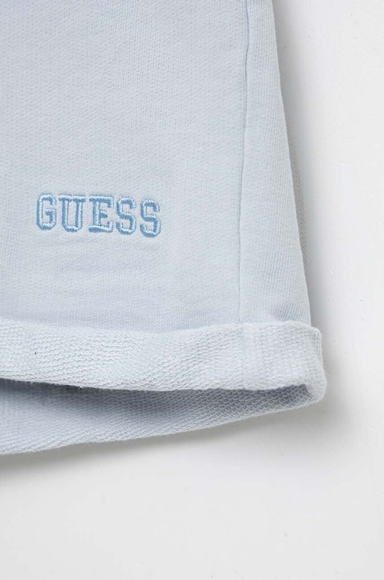 DÍVKA Dětské bavlněné šortky Guess J3GD02.KA6R3.PPYX modrá