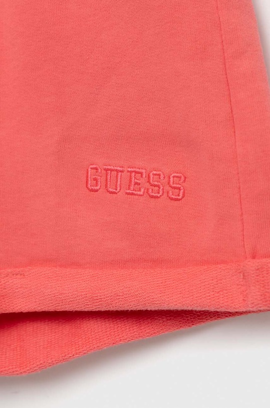 Девочка Детские хлопковые шорты Guess J3GD02.KA6R3.PPYX розовый