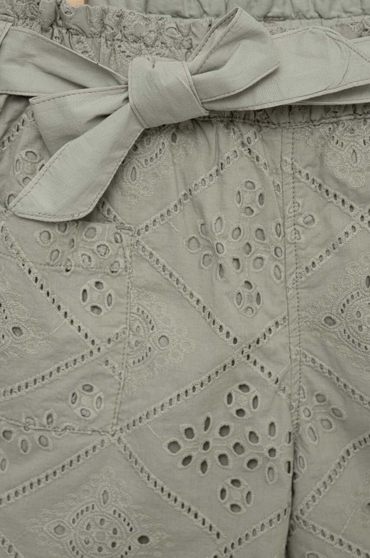 Detské bavlnené šortky Guess J3GD04.WFGJ0.PPYX zelená SS23