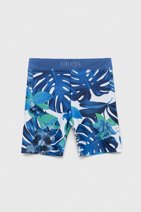 Παιδικό σορτς Guess εμπριμέ τιρκουάζ J3GD09.MC01P.PPYX