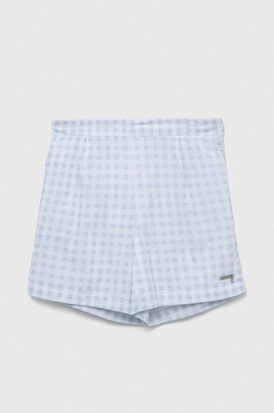 Детские хлопковые шорты Guess J3GD11.WFBB0.PPYX голубой SS23