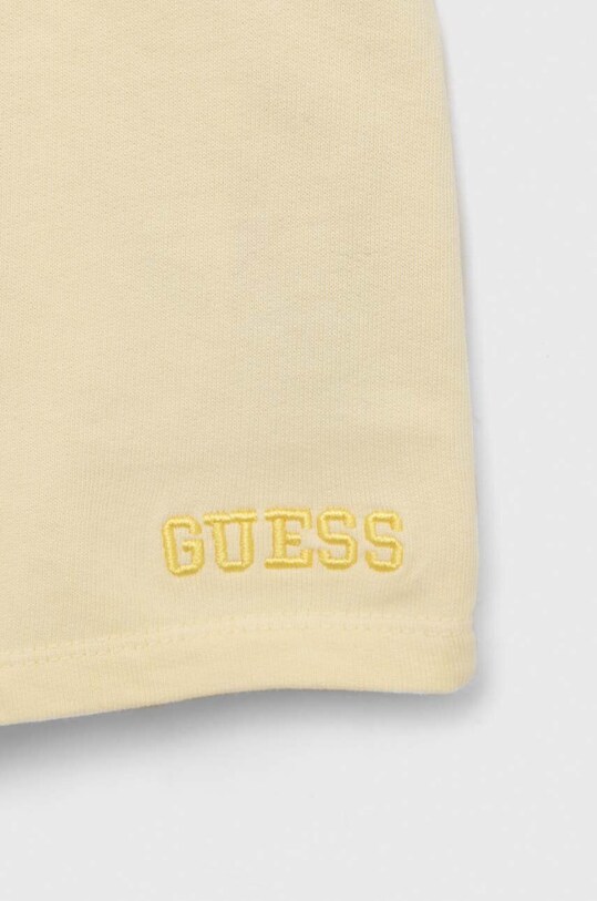 Дівчинка Дитячі бавовняні шорти Guess K3GD11.KA6R3.PPYX жовтий