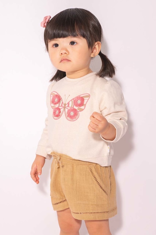 Mayoral szorty niemowlęce casual beżowy 1272.4F.BABY