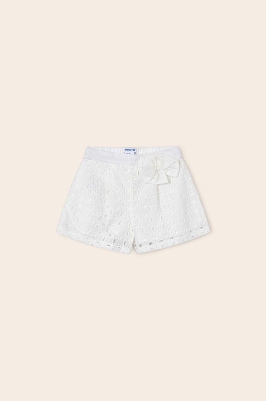 Παιδικό σορτς Mayoral casual λευκό 3201.6B.MINI
