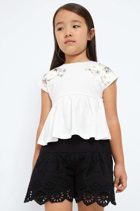 Dětské bavlněné šortky Mayoral 3204.6E.MINI černá SS23