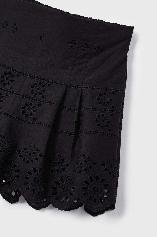 Dětské bavlněné šortky Mayoral 3204.6E.MINI černá