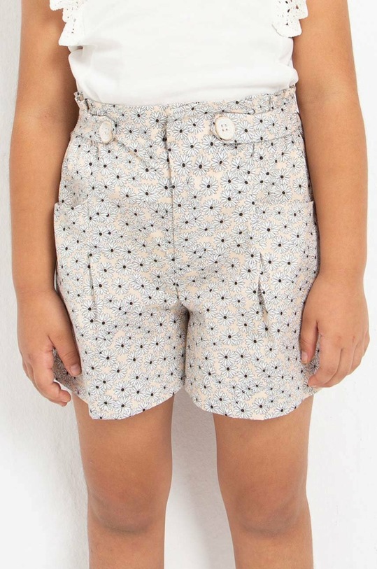Fete Mayoral pantaloni scurți din bumbac pentru copii 3206.6E.MINI bej