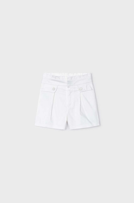Mayoral szorty dziecięce z elastanem biały 3207.6F.MINI.PPYX