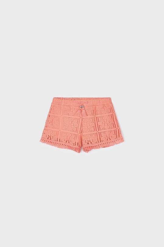 Детски къси панталони Mayoral трикотаж оранжев 3208.6G.MINI