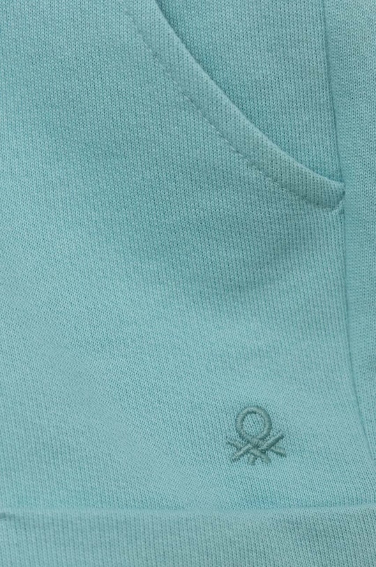 Dětské bavlněné šortky United Colors of Benetton 3J68C901C.G.SEASONAL tyrkysová SS23