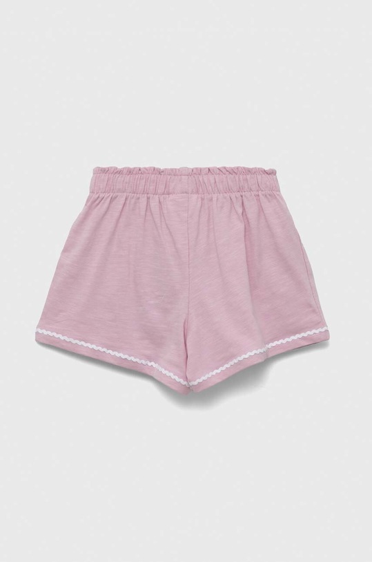 United Colors of Benetton pantaloni scurti bebe 3LHAA9007.W.SEASONAL roz SS23