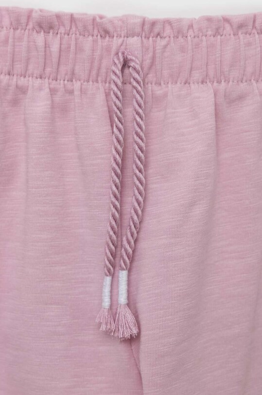 Fete United Colors of Benetton pantaloni scurti bebe 3LHAA9007.W.SEASONAL roz