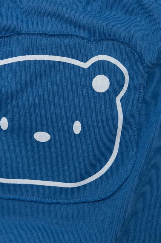 Lány United Colors of Benetton baba pamut rövidnadrág 3MI5A9008.W.SEASONAL kék