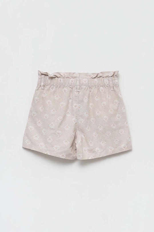 Παιδικό λινό σορτς United Colors of Benetton 44JRG9010.P.SEASONAL μπεζ SS23