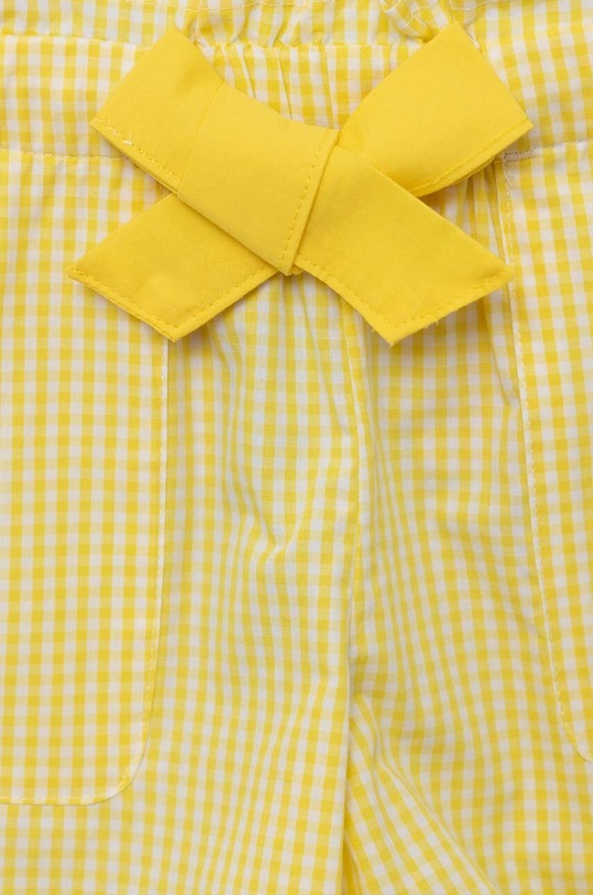 Κοριτσίστικα Παιδικό βαμβακερό σορτς United Colors of Benetton 47KTG9017.P.SEASONAL κίτρινο