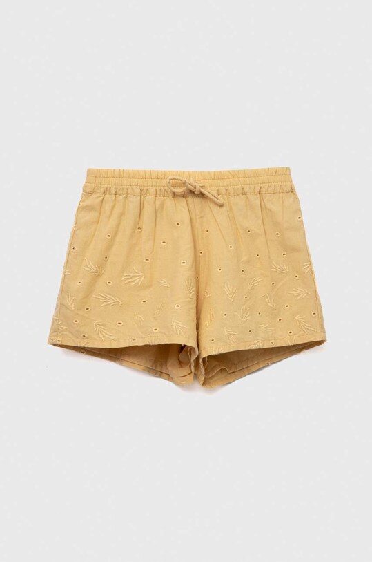 United Colors of Benetton pantaloni scurți din bumbac pentru bebeluși casual bej 47YZA900D.W.SEASONAL