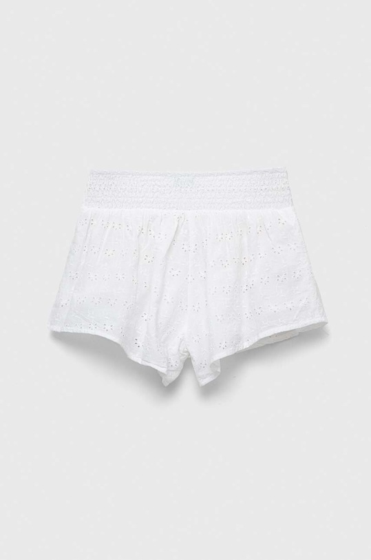 Dětské bavlněné šortky United Colors of Benetton 48TAC901L.G.SEASONAL bílá SS23